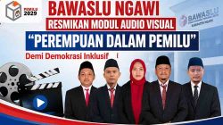 Bawaslu Ngawi Resmikan Modul Audio Visual 'PEREMPUAN DALAM PEMILU' Demi Demokrasi Inklusif