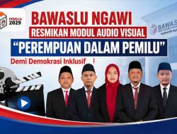 Bawaslu Ngawi Resmikan Modul Audio Visual ‘PEREMPUAN DALAM PEMILU’ Demi Demokrasi Inklusif