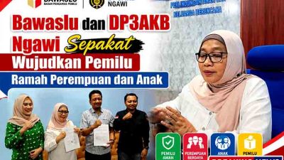 Bawaslu dan DP3AKB Ngawi Sepakat Wujudkan Pemilu Ramah Perempuan dan Anak