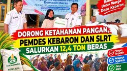 Cair Sekaligus 3 Bulan: 414 KPM Desa Kebaron Terima Bantuan Beras 30 Kg