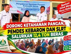 Cair Sekaligus 3 Bulan: 414 KPM Desa Kebaron Terima Bantuan Beras 30 Kg