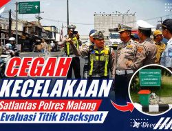 Cegah Kecelakaan, Satlantas Polres Malang Evaluasi Titik BlackspotPindah ke Tempat Sampah
