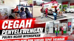 Cegah Penyelewengan, Polres Ngawi Intensifkan Patroli SPBU Demi BBM Subsidi Tepat Sasaran