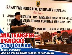 Dana Transfer Dipangkas Rp154 Miliar, Plt Bupati Pemalang Tegaskan Pelayanan Publik Tetap Aman