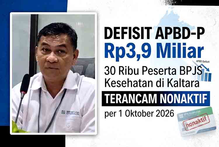 Defisit APBD P Rp3,9 Miliar, 30 Ribu Peserta BPJS Kesehatan di Kaltara Terancam Nonaktif per 1 Oktober