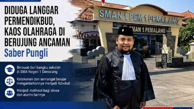 Diduga Langgar Permendikbud, Penjualan Kaos Olahraga di SMAN 1 Pemalang Berujung Ancaman Saber Pungli