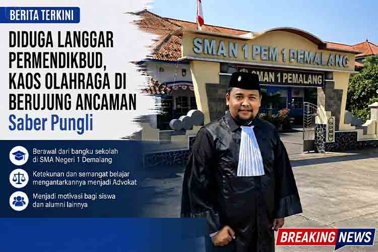 Diduga Langgar Permendikbud, Penjualan Kaos Olahraga di SMAN 1 Pemalang Berujung Ancaman Saber Pungli