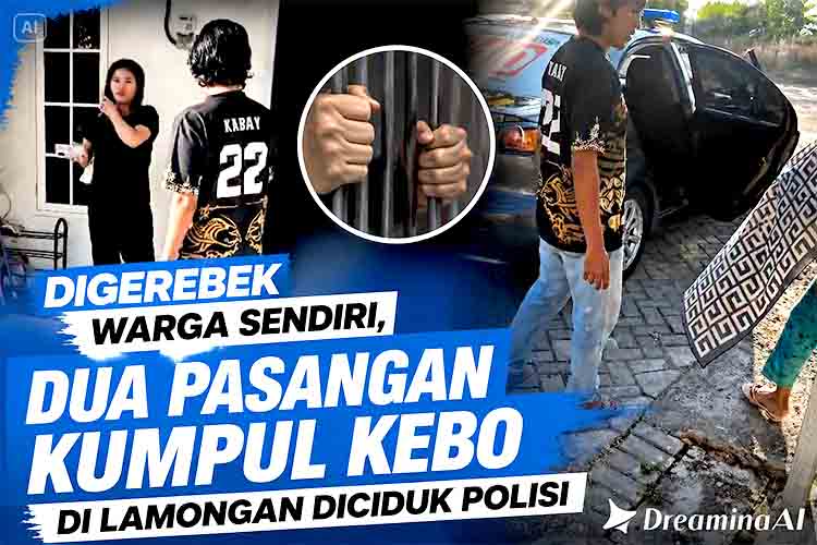 Digerebek Warga Sendiri, Dua Pasangan Kumpul Kebo di Lamongan Diciduk Polisi