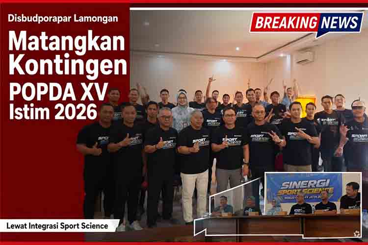 Disbudporapar Lamongan Matangkan Kontingen POPDA XV Jatim 2026 Lewat Integrasi Sport Science