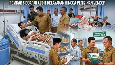 Dugaan Keracunan Makanan MBG di Ponpes Mambaul Hikam, Pemkab Sidoarjo Audit Kelayakan Hingga Perizinan Vendor