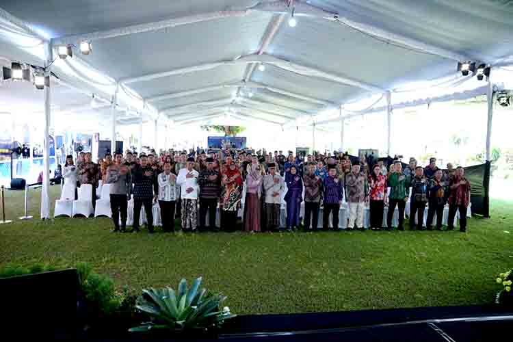 Dukung Ekonomi Syariah, Wakapolres Kediri Kota Hadiri Opening Semarak Ekonomi Syariah di Balai Kota