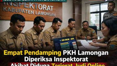 Empat Pendamping PKH Lamongan Diperiksa Inspektorat Akibat Diduga Terjerat Judi Online