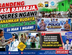 Gandeng Jasa Raharja, Polres Ngawi Tanamkan Budaya Keselamatan Jalan di MAN 1 Ngawi