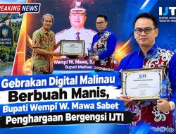 Gebrakan Digital Malinau Berbuah Manis, Bupati Wempi W. Mawa Sabet Penghargaan Bergengsi IJTI