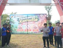 Tak Cuma Riding, Sambung Guyub Polres Kediri dan Awak Media Bawa Pesan Kesiapsiagaan Bencana