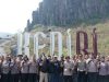 Riding ke Gunung Kelud, Polres Kediri dan Awak Media Suarakan Kesiapsiagaan Bencana