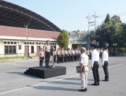 Apel Pagi Polres Kediri, Kapolres Tekankan Pengamanan dan Pelayanan Masyarakat