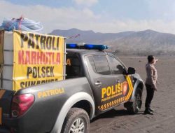 Cegah Karhutla, Polres Probolinggo Intensifkan Patroli di Kawasan Wisata Gunung Bromo
