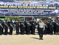 Operasi Aman Mataraman Semeru 2026 Digelar, 2.500 Personel Gabungan Siap Amankan Madiun
