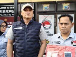 Polres Pelabuhan Tanjung Perak Amankan Tersangka Kurir bawa 100,72 gram Sabu
