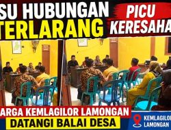Isu Hubungan Terlarang Picu Keresahan, Warga Kemlagilor Lamongan Datangi Balai Desa