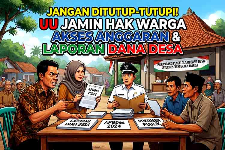 Jangan Ditutup tutupi, UU Jamin Hak Warga Akses Anggaran dan Laporan Dana Desa