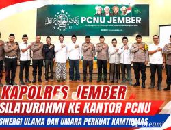 Kapolres Jember Silaturahmi ke Kantor PCNU, Sinergi Ulama dan Umara Perkuat Kamtibmas