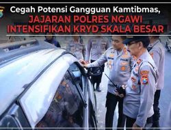 Kapolres Ngawi Pimpin Langsung KRYD, Komitmen Hadirkan Rasa Aman bagi Warga