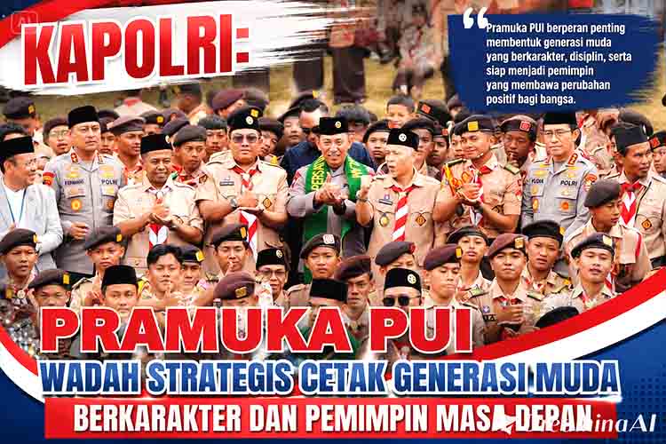 Kapolri Pramuka PUI Wadah Strategis Cetak Generasi Muda Berkarakter dan Pemimpin Masa Depan