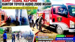 Kebakaran Ngawi, Babinsa Geneng, Damkar Ngawi, Toyota Audio 2000, Korsleting Listrik