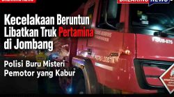 Kecelakaan Beruntun Libatkan Truk Pertamina di Jombang, Polisi Buru Misteri Pemotor yang Kabur