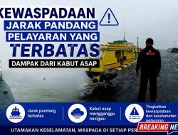 Kewaspadaan Jarak Pandang Pelayaran Yang Terbatas Dampak Dari Kabut Asap