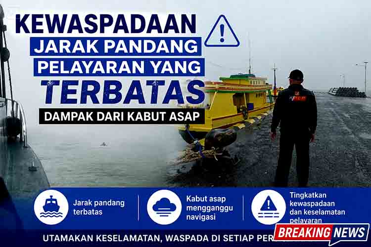 Kewaspadaan Jarak Pandang Pelayaran Yang Terbatas Dampak Dari Kabut Asap