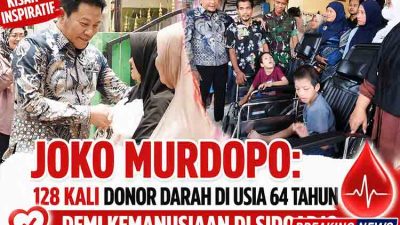 Kisah Inspiratif Joko Murdopo: 128 Kali Donor Darah di Usia 64 Tahun Demi Kemanusiaan di Sidoarjo