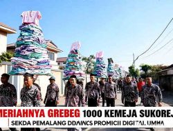 Meriahnya Grebeg 1000 Kemeja Sukorejo, Sekda Pemalang Dorong Promosi Digital UMKM