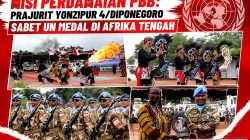 Misi Perdamaian PBB: Prajurit Yonzipur 4/Diponegoro Sabet UN Medal di Afrika Tengah