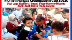 Bupati Setyo Wahono Ikut Merumput, Final Kedungadem Cup 2026 Sedot Perhatian Ribuan Warga Bojonegoro