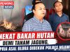 Nekat Bakar Hutan Demi Tanam Jagung, Pria Asal Blora Dibekuk Polres Ngawi