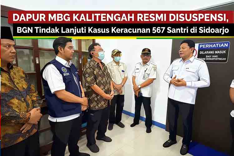 Pasca Keracunan Massal 567 Santri di Sidoarjo, Dapur MBG Kalitengah Resmi Disuspensi BGN