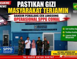 Pastikan Gizi Masyarakat Terjamin, Dandim Pemalang Cek Langsung Operasional SPPG Comal