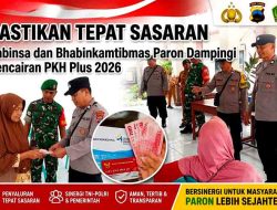 Kawal Bantuan Pemerintah, Sinergi TNI-Polri di Paron Pastikan Penyaluran PKH Plus Tahap III Aman