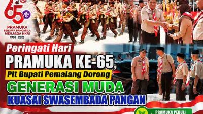 Peringati Hari Pramuka ke-65, Plt Bupati Pemalang Dorong Generasi Muda Kuasai Swasembada Pangan