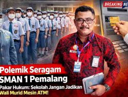 Polemik Seragam SMAN 1 Pemalang, Pakar Hukum: Sekolah Jangan Jadikan Wali Murid Mesin ATM!