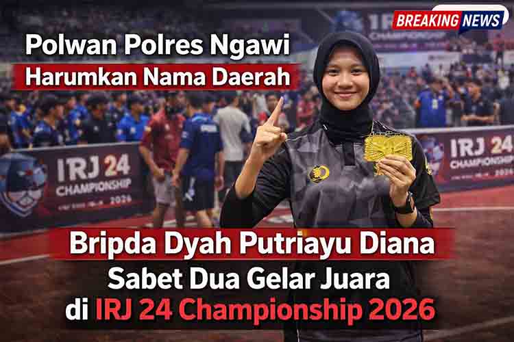 Polwan Polres Ngawi Harumkan Nama Daerah, Bripda Dyah Putriayu Diana Sabet Dua Gelar Juara di IRJ 24 Championship