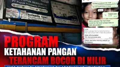 Program Ketahanan Pangan Terancam Bocor di Hilir