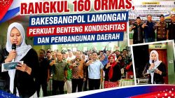 Rangkul 160 Ormas, Bakesbangpol Lamongan Perkuat Benteng Kondusifitas dan Pembangunan Daerah