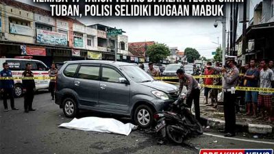 Remaja 17 Tahun Tewas di Jalan Teuku Umar Tuban, Polisi Selidiki Dugaan Mabuk