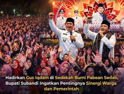 Ribuan Jamaah Padati Sedekah Bumi Desa Pabean Sidoarjo, Bupati Subandi & Gus Iqdam Kobarkan Semangat Gotong Royong