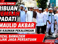 Ribuan Jemaah Padati Maulid Akbar di Kauman Pekalongan, Rizal Bawazier Ajak Jaga Persatuan