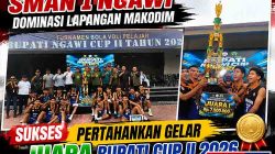SMAN 1 Ngawi Dominasi Lapangan Makodim, Sukses Pertahankan Gelar Juara Bupati Cup II
